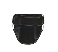 WEIFANAA Motorbike Side Bag Motorcycle Scooter Seat Bag Tool Storage Bucket Sundries Zipper PU Leather(Black)