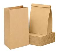 Weifeng 200pcs Brown Paper Bags, Small Kraft Paper Bags 5.12×2.76×8.27inch