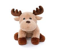 WEIGEDU Adorable Caribou Furry Reindeer Flopsie Moose Stuffed Animals Plush Toy for Kids Babies Boys Birthday Bedtime Decor , 13" Super Soft