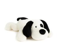 WEIGEDU Floppy Stuffed Dog Plush Toy, White Beagle, 20 inches | Huggable, Black Ears, Labrador Retriever Stuffed Animal, For Kids Girls Boys Baby, Birthday BedTime Gift