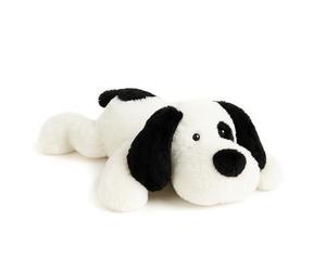WEIGEDU Floppy Stuffed Dog Plush Toy, White Beagle, 20 inches | Huggable, Black Ears, Labrador Retriever Stuffed Animal, For Kids Girls Boys Baby, Birthday BedTime Gift
