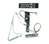WEIGEXIEO For CLAA185WA02 CLAA185WA03 M185XW01 Driver Board Matrix DIY Kit 1366 * 768 LVDS-30Pin 2CCFL USB+HDMI+VG AV+IR DVB Signal Digital Accessories(For M185XW01 V.C)