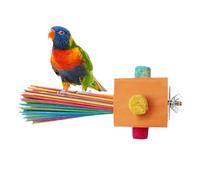 Weighing for Natural Wood Fun - Chewed Wood Punch, Fish | Parakeets Cage Resistant to Safe Bite, Canary Islands, P