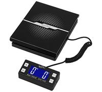 Weighmax W-8809 150lbs x 0.1oz Digital Shipping and Postal Scale with Extended Display, Black, Batteries and Ac Adapter Included, W-8809-150 Black