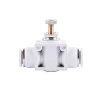 Weight Air Hose Coupler Hose Tube Flows Adjust Valves Connector for Various Applications Fast Push in Pneumatic Fitting