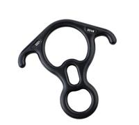 Weight Aluminum Alloy Compacts Figures 8 Descender for Outdoors Adventure with Enhances Stability and Durability Aluminum Alloy Eight Rock Climbing Rappelling Device Multi Purpose Lightweight Mountain