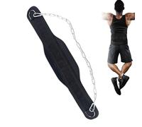 Weight Belt - Squat Harness with Steel Chain | Adjustable Weight Training Belt - Strength Training Accessory - Ideal for Pulls, Dips and Exercises at Home or in the Gym