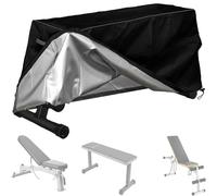 Weight Bench Cover 60x18x21 Inch Oxford Cloth Waterproof Dustproof Workout Bench Cover with Mesh Vent & Drawstring Outdoor for Sit-up Board