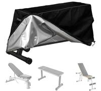 Weight Bench Cover 60x18x21 Inch Oxford Cloth Waterproof Dustproof Workout Bench Cover with Mesh Vent & Drawstring Outdoor for Sit-up Board