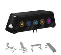 Weight Bench Cover, Heavy Duty 420D Oxford Exercise Workout Bench Cover Waterproof Outdoor, Home Gym All-weater Protective Covers Fit for Sit-up Board Flat Lifting Benches and Fitness Equipment Indoor