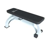 Weight Bench - Flat Gym Bench Padded with High-density EVA Foam - Strength Training and Exercise Home Gym Equipment For Weight Lifting And Chest Press Workouts by Body Revolution