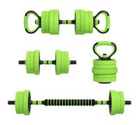 SPORTNOW Weight Dumbbells Set - Barbell - Kettlebell - Push Up Stand - 40kg | TJ Hughes