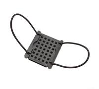 Weight Fixing Plate for Scuba Diving with Webbing Holder, and Functional for Secure Attachment of 1KG and 2KG Weight Blocks on Various Harnesses (Black)