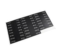 Weight Identification Labels for Gym Equipment Stickers from 10LB to 340LB for All Workout Needs (10LB-340LB)
