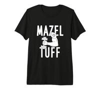 Weight Lifting Arm Workout Pun Mazel Tuff Jews Bar Mitzvah Premium T-Shirt