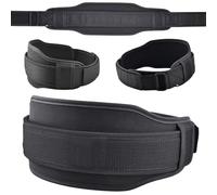 Weight Lifting Belt - Gym Fitness Training Workout Belt Double Sided Neoprene Back 5.5 Bodybuilding Support, Deadlifts Exercise Fitness Workout Powerlifting Training Gym Belts Men Women Lumbar Support