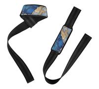 Weight Lifting Belts, 66 cm, Royal Blue Marble for Weight Lifting Bodybuilding Strength Training