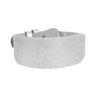 Weight Lifting Belts Width For Men Women, Gym Fitness Squats Belt Back Support For Powerlifting, Cross Training, Workout(Silver,XS)