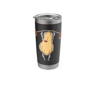 Weight Lifting Butternut Pumpkin Stainless Steel Insulated Tumbler