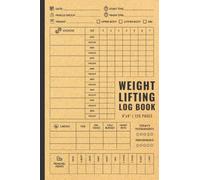 Weight Lifting Log Book: Workout Log Book Journal for Men and Women | Gym Planner Journal Exercise Notebook & Fitness Logbook for Personal Training ... Minimal Light Yellow Classic Cover 120 Pages