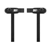 Weight Lifting Strap Bax Logo Cuffed With D Ring