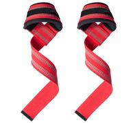 Weight Lifting Straps Fitness Padded Cotton Wrist Support Advanced Grips Dumbbell Bar Wraps Heavy Duty Gym Bodybuilding Straps Power Deadlift Barbells Non Slip Exercise, 1 Pair