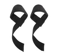 Weight Lifting Straps Pull-ups Cotton Fitness Hard Weightlifting Grip Band Weight Lifting Gym Straps(Noir)