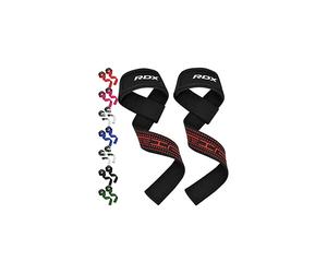 Weight Lifting StrapsPowerlifting Deadlifting Anti Slip 60CM Hand Bar Grip 5MM Neoprene Wrist Support Heavy Duty Weightlifting Bodybuilding Workout