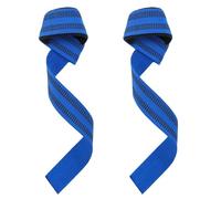 Weight lifting Wrist Straps 1 Pair Antislip Weight Lifting Straps Deadlift For Heavylifting Bodybuilding And Powerlifting(Blue)