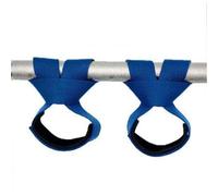 Weight lifting Wrist Straps 1pair Gym Lifting Straps Barbell Deadlift Booster Belt Fitness Anti-slip Wraps Wrist Training Auxiliary(Blue,L)
