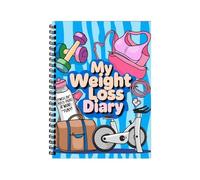 Weight Loss Diary - 12 W itness Diary with Spiral Bound, Interactive | Tracks Meals, Workouts and Training Progress for Athletes in the Gym, 21 x 14.8 cm