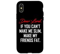 Weight Loss Funny Diet Quote Case for iPhone X/XS