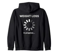 Weight Loss In Progress Funny Loading Zip Hoodie