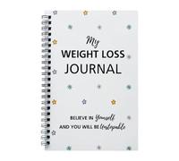 Weight Loss Journal - Daily Diet Fitness Notebook, Wellness Tracking Planner | Meal Log Book With Nutrition Tracker Setup, Sleep Schedule Organizer, Healthy Lifestyle Companion, Motivational Progress