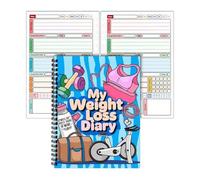 Weight Loss Journal | Workout Diary for Gym,Portable Weight Loss Journal for Diet, Training, Meal, Home, Gym, Wellness, Workout, Athlete, Running