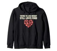 Weight Loss Journey Fitness Progress Beginner Gym Motivation Zip Hoodie