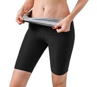 Weight Loss Pants Sauna Pants Women Hot Sweat Sauna Shaper Slimming Pants Thermal Sweat Shorts Weight Loss Workout Thigh Pants Abdominal Control Seamless Slimming Pants Running Training