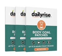 Weight Loss Support Patches, Appetite Reducer, Hunger Control, Body Goal Patches, 2 Months Supply, Metabolism & Energy Wellness Patch, 10+ Ingredients, Daily Support, Easy Absorption (3 x Pack)