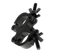 Weight Pipe Fastener Aluminum Stage Light Pipe Clamp Single/Double Rings Swivels Compact for Easy Setups Swivels Compact