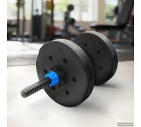 Weight Plates 10kg Set - Black Cement & Iron Sand 4x2.5kg Ø21.5x3.8cm NonSlipPro