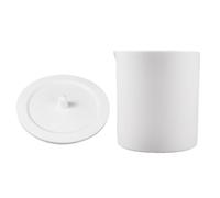 Weight PTFE Beaker Laboratory Measuring Cup with Lid for Science Labs Field Sampling Liquid Resin Paint Handling Lab Beaker with Cover