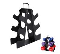 Weight Rack for Dumbbells, EXBTOKA 3 Tier Compact A-Frame Dumbbell Rack Stand Only, Dumbbell Rack with Handle, for Home Gym Workout, Works for Dumbbells 4-12 LBS (Dumbbells not included)