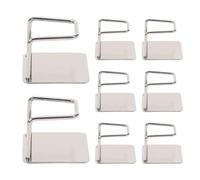 Weight Scale Holder - Bathroom Scale Holder, 8 Pieces Vertical Adhesive Scales Storage Rack, Adhesive Scales Holders For Kitchen Home Apartment Bathroom Dormitory Shower Wardrobe