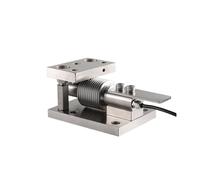 Weight Sensor, Bellows Type Load Cell Sensor with Weighing Platform Module,Dynamometry Weighbridge Pressure Weighing Belt Scale Reactor,Enough Range(0-500KG KIT)