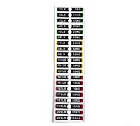 Weight Stack Labels Made of PP Plastic Clear Marking for Various Training Needs in the Gym (5-120kg(5-100kg)