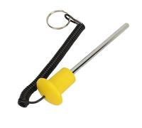 Weight Stack Pin, 8mm Diameter Magnetic Gym Weight Stack Pin Selector Lock Pin With Lanyard for Workout Fitness Exercise
