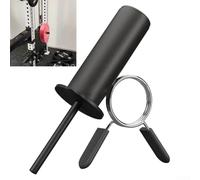Weight Stack Pin, Long Weight Stack Extender, Weight Extender Pin with Spring Clip, for Gym or Home,For Cable Strength Equipment(8 * 110mm+3 rounds)