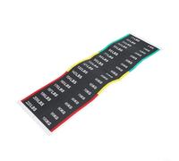 Weight Stickers for Gym Equipment, Clear Number Labels from 11 lbs to 220 lbs (5 kg to 100 kg) PP Plastic, Smooth Scratch Resistant-Surface, Easy to Apply and Remove Without-Residue