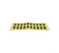 Weight Stickers for Home Gym Equipment, PP Material Labels for Weight Identification, Ideal for 10LB to 100LB Weights (2.5-50kg)