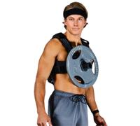 Weight Vest for Weight Discs 50 mm - Adjustable Training Vest for Calisthenics, Strength Training, CrossFit and Gym, Weight Vest for Men and Women
